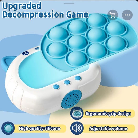 Fast push button fidget game blue cat - Picture 2 of 4